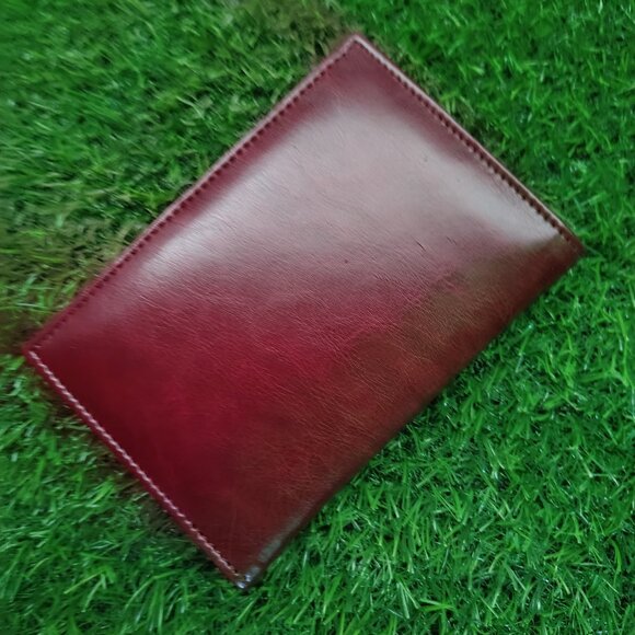 Leather Passport Cover, Leather Passport Holder - Picture 4 of 7